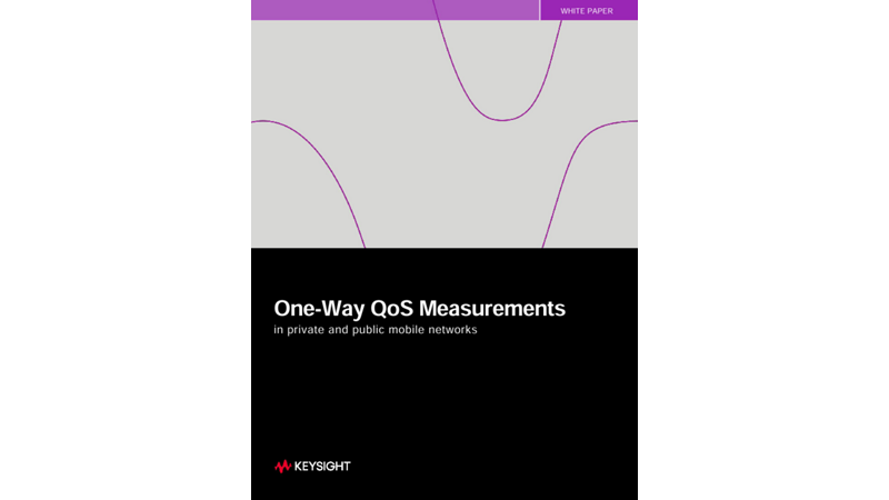 One-Way QoS Measurements in Private and Public Mobile Networks